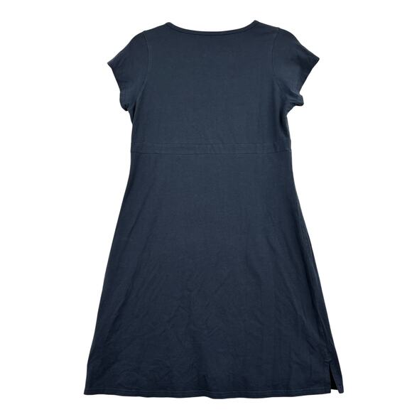 Fjallraven T Shirt Dress Size M Gray High Coast Lightweight Cap Sleeve Stretch - Picture 6 of 10